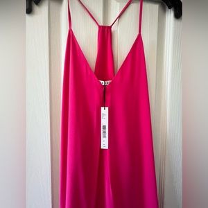 Alice and Olivia Fierra Silk T-back Dress